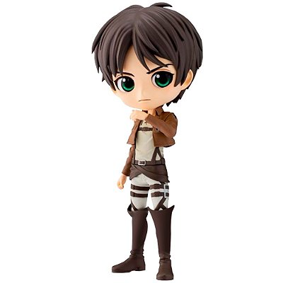 Action Figure Banpresto Attack on Titan Eren Yeager Q Posket 14 cm Oficial