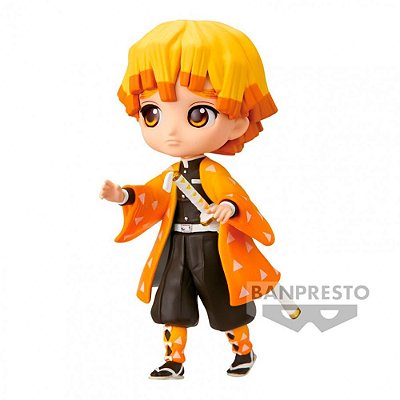 Action Figure Banpresto Demon Slayer Petit Zenitsu Agatsuma Q Posket 14 cm Oficial
