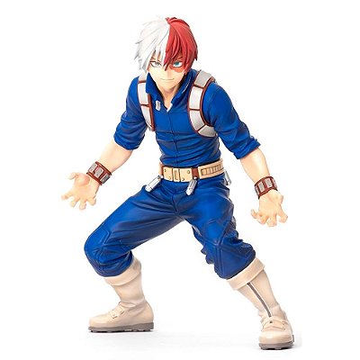 Action Figure Banpresto My Hero Academia Bwfc Shoto Todoroki Banpresto 11-18 cm conforme a linha ...
