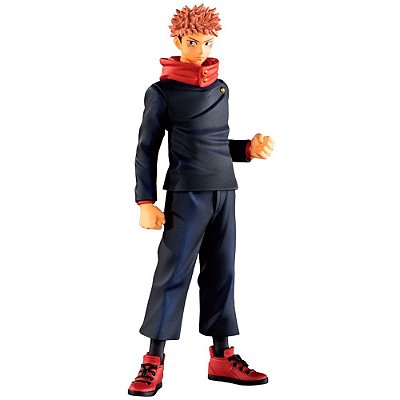 Action Figure Banpresto Jujutsu Kaisen Yuji Itadori Banpresto 11-18 cm conforme a linha Oficial