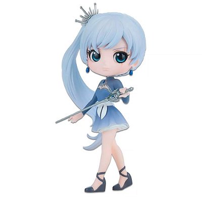 Action Figure Banpresto Anime Rwby Weiss Schnne Q Posket 14 cm Oficial