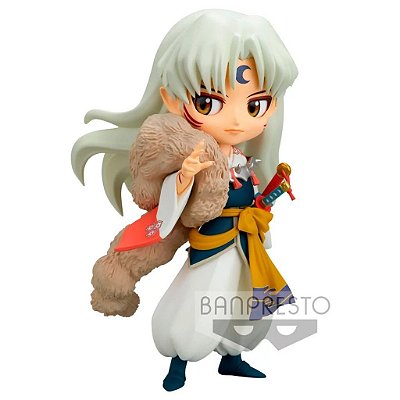 Action Figure Banpresto Anime Inuyasha Sesshomaru Q Posket 14 cm Oficial