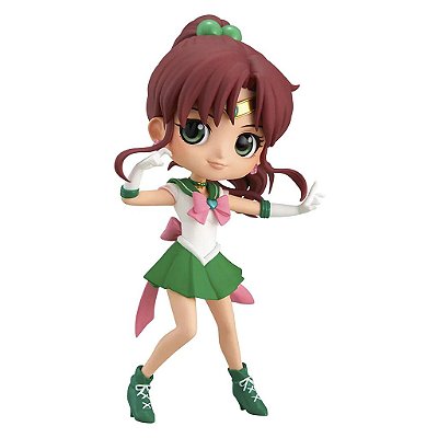 Action Figure Banpresto Anime Sailor Moon Eternal Sailor Jupiter Q Posket 14 cm Oficial