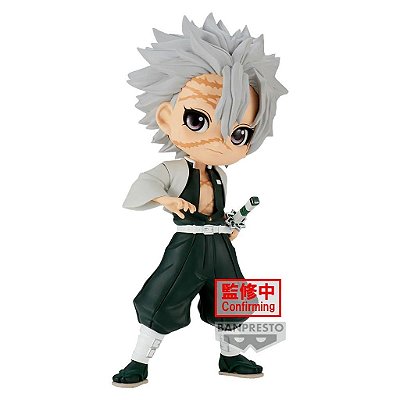 Action Figure Banpresto Demon Slayer Sanemi Shinazugawa Q Posket 14 cm Oficial