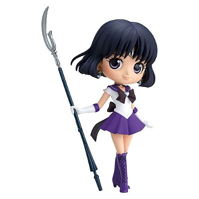 Action Figure Banpresto Anime Sailor Moon Saturno Q Posket 14 cm Oficial
