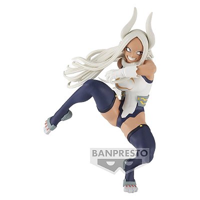Action Figure Banpresto My Hero Academia Mirko Banpresto 11-18 cm conforme a linha Oficial