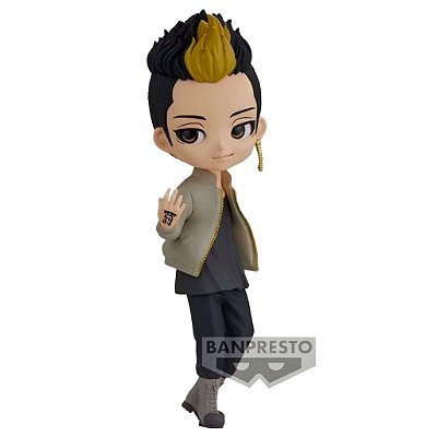 Action Figure Banpresto Tokyo Ghoul Revengers Shuji Hanma Q Posket 14 cm Oficial