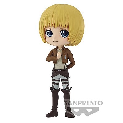 Action Figure Banpresto Attack on Titan Armin Alert Q Posket 14 cm Oficial