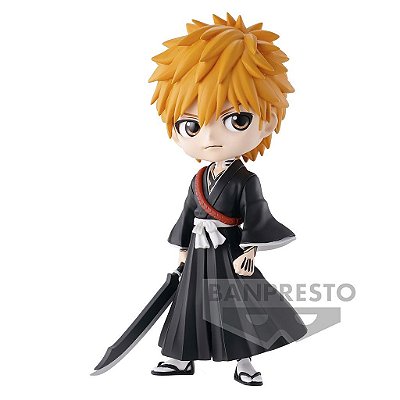 Action Figure Banpresto Bleach Ichigo Thousand Year Blood Q Posket 14 cm Oficial
