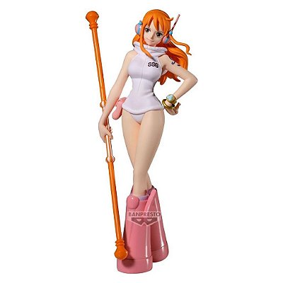Action Figure Banpresto One Piece The Shukko Nami Egghead The Shukko 15 cm Oficial