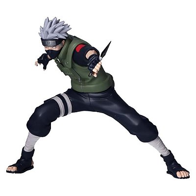 Action Figure Banpresto Naruto Shippuden Vibration Kakashi & Kakashi// Banpresto 11-18 cm conform...
