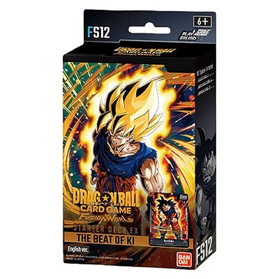 Dragon Ball Super Card Game Produto TCG Boneco Fusion World Starter Fs12 Oficial Bandai