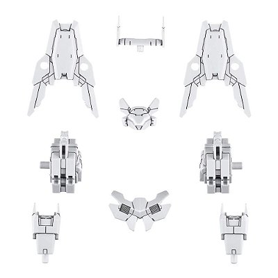 Action Figure Bandai Anime Option Armor For Commander White * Bandai 15 a 18 cm conforme a linha ...