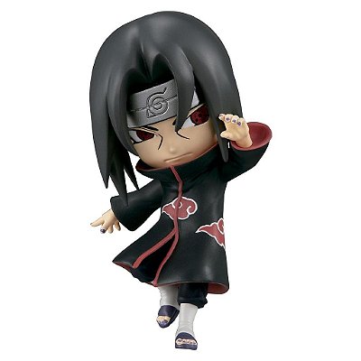 Action Figure Bandai Masters of the Universe Chibi Naruto Wave Itachi Uchiha Bandai 15 a 18 cm co...