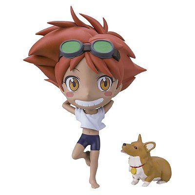 Action Figure Bandai Masters of the Universe Chibi Cowboy Bebop Edward Wong Bandai 15 a 18 cm con...