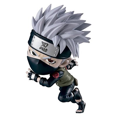 Action Figure Bandai Masters of the Universe Chibi Naruto Wave Kakashi Hatake Bandai 15 a 18 cm c...
