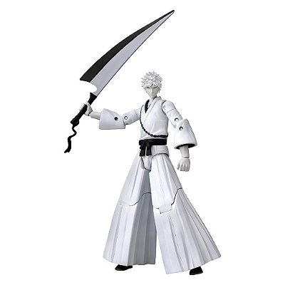 Action Figure Bandai Bleach Anime Heroes White Ichigo Anime Heroes 16 cm Oficial