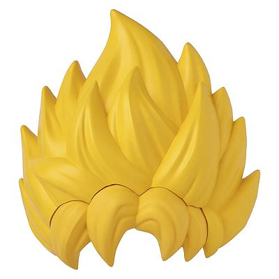 Action Figure Bandai Dragon Ball Headgear *Cabelo Goku* Bandai 15 a 18 cm conforme a linha Oficial