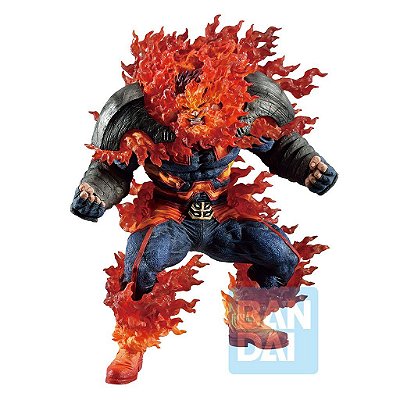 Action Figure Bandai My Hero Academia Ichiban Endeavor Bandai 15 a 18 cm conforme a linha Oficial