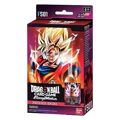 Dragon Ball Super Card Game Sleeves (Protetores) Fusion World Sleeved Songoku & Gohan Oficial Bandai