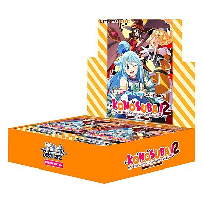 Weiss Schwarz Produto TCG Konosuba Blessing Boos/Disp/C12Pcs Oficial Bandai