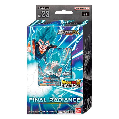 Dragon Ball Super Card Game Deck Dbs Final Radiance Deck Sd23 Oficial Bandai