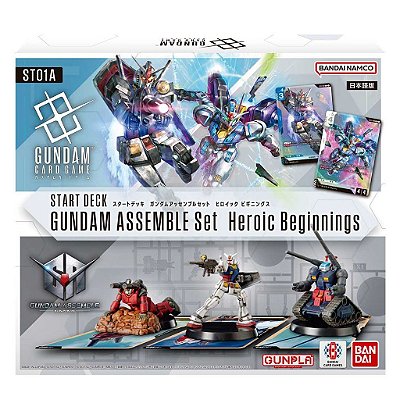 Gundam Card Game Starter Deck Assemble Starter Deck 01/ Gunpla/Mini Oficial Bandai