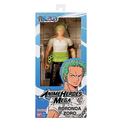 Action Figure Bandai One Piece Mega Op Roronoa Zoro Mega Figure 18 cm Oficial