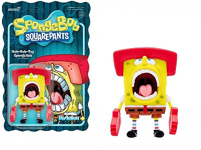 Action Figure Super7 Anime Spongebob Kah Rah Tay Super7 9,5 a 18 cm conforme a linha Oficial