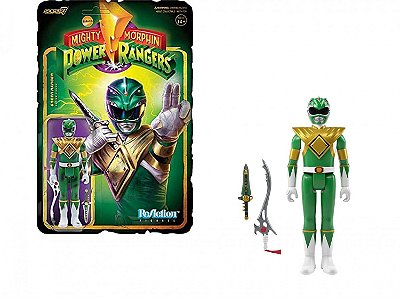 Action Figure Super7 Power Rangers Green Super7 9,5 a 18 cm conforme a linha Oficial