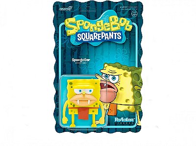 Action Figure Super7 Anime Spongebob Spongegar Super7 9,5 a 18 cm conforme a linha Oficial