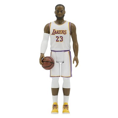 Action Figure Super7 NBA Los Angeles Lakers Lebron James Alternate ReAction NBA 9,5 cm (3,75 pole...