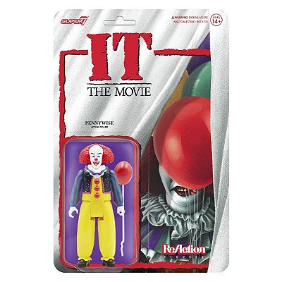 Action Figure Super7 Anime It The Movie Pennywise Clown Super7 9,5 a 18 cm conforme a linha Oficial