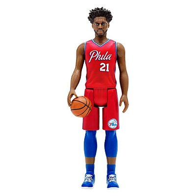 Action Figure Super7 NBA Phildelphia 76Ers ReAction NBA 9,5 cm (3,75 polegadas) Oficial