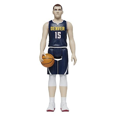 Action Figure Super7 NBA Denver Nuggets ReAction NBA 9,5 cm (3,75 polegadas) Oficial