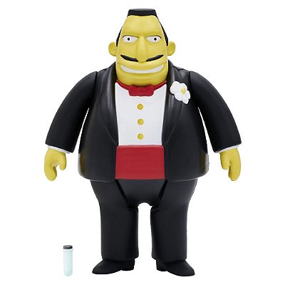 Action Figure Super7 The Simpsons Sanator Mendoza Super7 9,5 a 18 cm conforme a linha Oficial