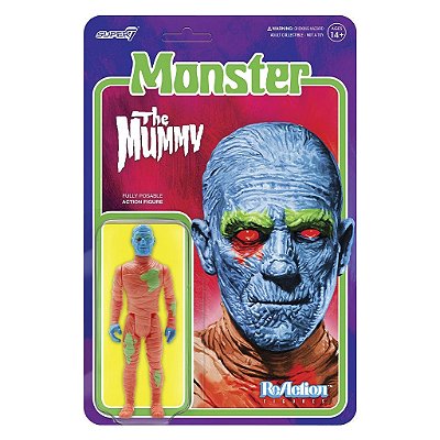 Action Figure Super7 Anime Monster The Mummy Costume Colors Super7 9,5 a 18 cm conforme a linha O...