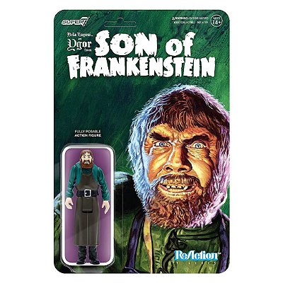 Action Figure Super7 Universal Monsters Monster Son Of Frankenstein Igor Super7 9,5 a 18 cm confo...