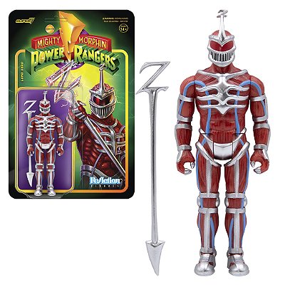 Action Figure Super7 Power Rangers Lord Zedd Super7 9,5 a 18 cm conforme a linha Oficial