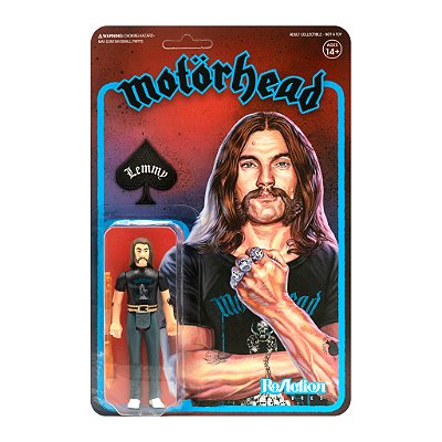 Action Figure Super7 Motörhead Rock Motorhead Lemmy (Skull Pile Shirt) Super7 9,5 a 18 cm conform...