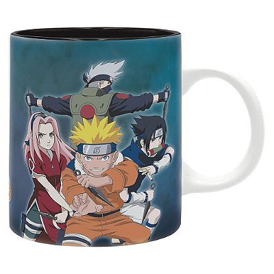 Caneca Naruto Shippuden Team 7 Vs Hau AbyStyle Oficial