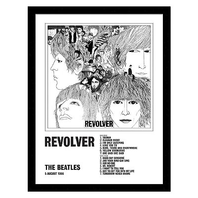 Pôster Cultura Pop The Beatles Revolver Framend AbyStyle Oficial