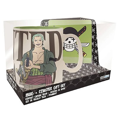 Caneca One Piece Zoro Coaster AbyStyle Oficial