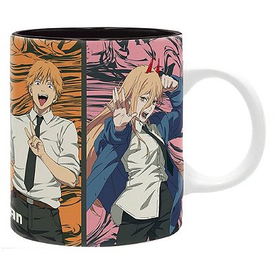 Caneca Cultura Pop Chaisanw Man Devil Hunters Subli AbyStyle Oficial