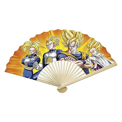 Figure Dragon Ball Z Saiyans Paper Fan AbyStyle Oficial