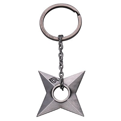 Chaveiro Naruto Shippuden Shuriken Konoha AbyStyle Oficial