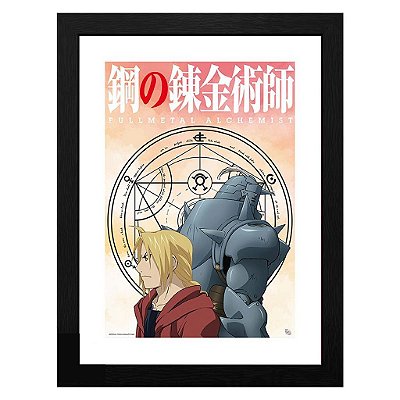 Pôster Cultura Pop Fullmetal Alchemist Brotherhood Elric Br AbyStyle Oficial