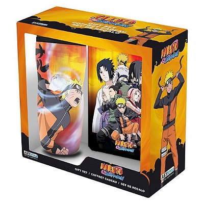 Caneca Naruto Tumbler Notebook Shippuden AbyStyle Oficial