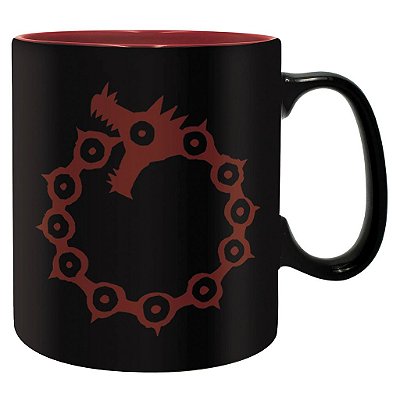 Caneca Cultura Pop The Seven Deadly Sins The Sins AbyStyle Oficial