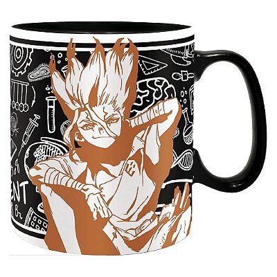Caneca Cultura Pop Dr Stone Senku Ishigami AbyStyle Oficial
